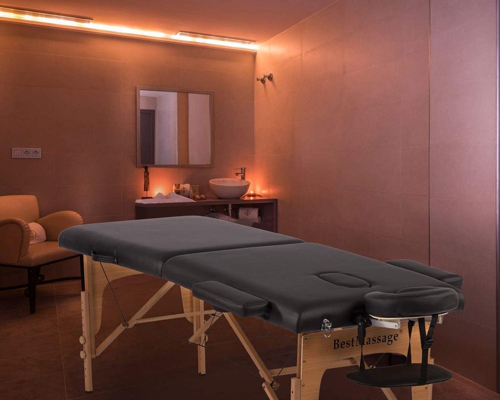 beautiful massage table
